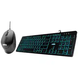 Falabella Combo Teclado Mouse Powergroup Modelo Nc-901 Retroiluminado oferta