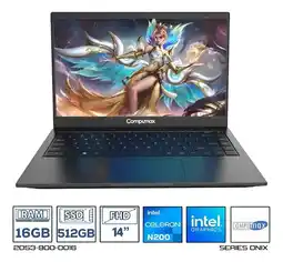 Falabella PORTATIL INTEL N200 RAM 16/500GB SSD GREY 14 WIN 11 H oferta