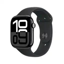 Alkomprar AppleWatch Series10 GPS de 46mm Caja de Aluminio en Negro Azabache, Correa Deportiva Negra TallaS|M oferta