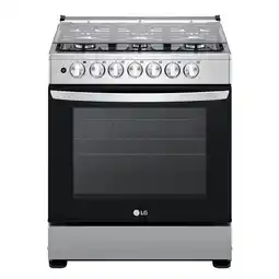 Alkomprar Estufa de Piso LG 6 Puestos Gas Natural LRGZ5253S Negro oferta