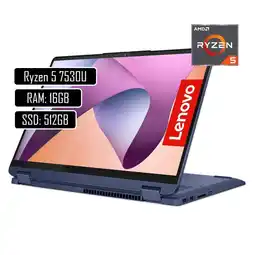 Falabella FLEX 5 - AMD RYZEN 5 7530U - 16GB LPDDR4X - 512GB SSD - PANTALLA 14 WUXGA TOUCH oferta