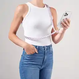 Falabella CADENA STRAP PORTACELULAR DE LUJO CON ADAPTADOR UNIVERSAL oferta