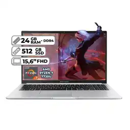 Falabella PORTÁTIL M1502YA-NJ107 AMD RYZEN 7 7730U 24GB RAM 512GB SSD PANTALLA 15.6” FHD oferta