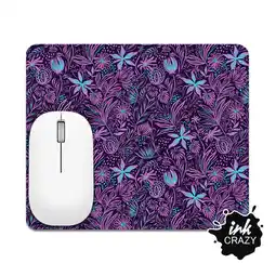 Falabella Mouse Pad Flores Moradas oferta