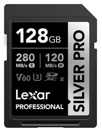 Falabella Tarjeta de memoria SD 128Gb SilverPro 280 Mb/s V60 oferta