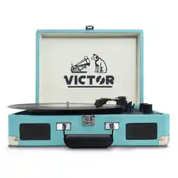 Falabella TOCA DISCOS - METRO DUAL BLUETOOTH SUITCASE TURQUOISE oferta