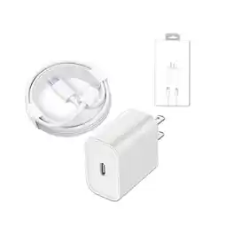 Falabella CARGADOR COMPATIBLE IPHONE + CABLE TIPO C - CARGA RÁPIDA 25W oferta