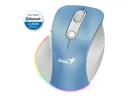 Falabella Mouse inalámbrico Bluetooth recargable Ergo 9000S Pro Azul oferta