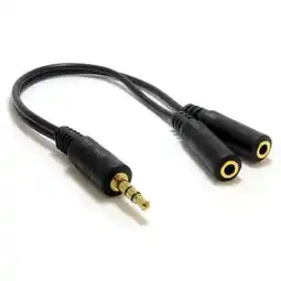 Falabella Cable De Audio En Y 1 Macho X 2 Hembra Jack 3.5 Mm Estéreo oferta