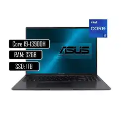 Falabella Portatil Vivobook 16 Inte Core i9-13900H RAM 32GB 1TB SSD 16 Pulgadas Win11 Home oferta