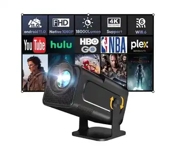 Falabella Proyector Smart WiFi y Bluetooth 1080P Android Aplicaciones 7000 Lumens oferta