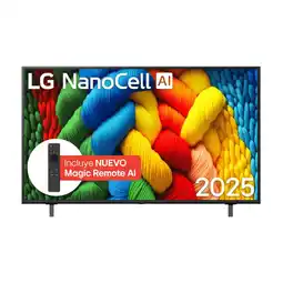 Alkomprar TV LG 65 Pulgadas 165 Cm 65NANO80ASA 4K-UHD NanoCell Smart TV con IA oferta