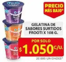 Ara Gelatina de sabores surtidos frooti oferta