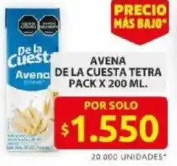 Ara De la cuesta avena tetra pack oferta