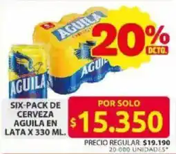 Ara Aguila six-pack de cerveza en lata oferta