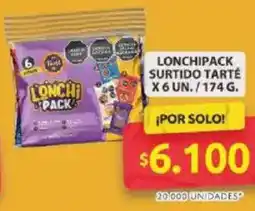 Ara Lonchipack surtido tarté oferta