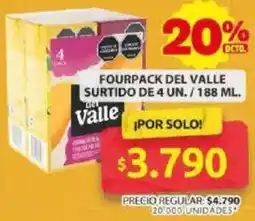 Ara Del valle fourpack surtido oferta