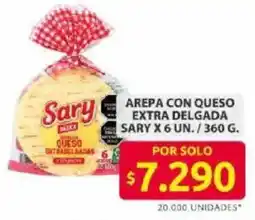 Ara Sary arepa con queso extra delgada oferta
