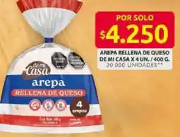 Ara De mi casa arepa rellena de queso oferta