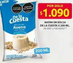 Ara De la cuesta avena en bolsa oferta