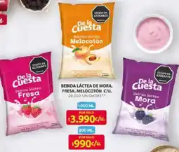 Ara Bebida láctea de mora, fresa, melocotón oferta