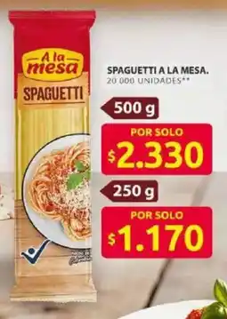 Ara A la mesa spaguetti oferta