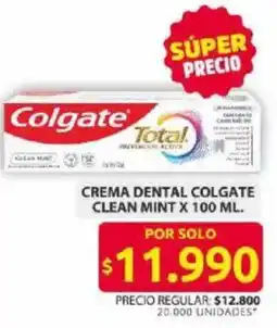 Ara Colgate crema dental clean mint oferta