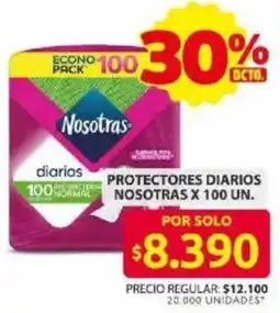 Ara Nosotras protectores diarios oferta