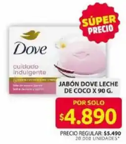Ara Dove jabón leche de coco oferta
