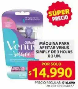 Ara Gillett máquina para afeitar venus simply oferta