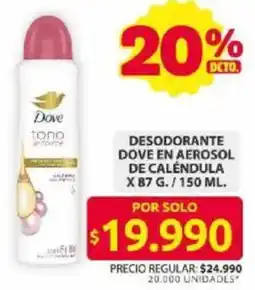 Ara Dove desodorante en aerosol de calendula oferta
