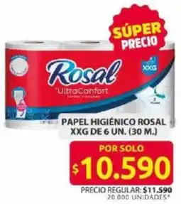 Ara Rosal papel higiénico oferta