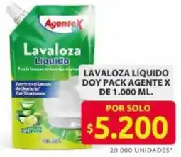 Ara Agente X lavaloza líquido doy pack oferta