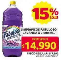 Ara Fabuloso limpiapisos lavanda oferta