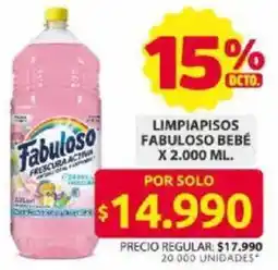 Ara Fabuloso limpiapisos bebé oferta