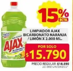 Ara Ajax limpiador bicarbonato naranja / limón oferta