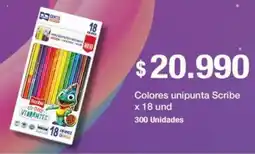 Jumbo Scribe colores unipunta oferta