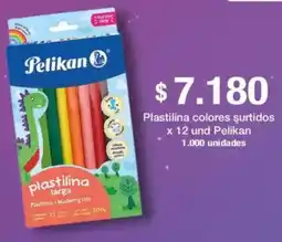 Jumbo Pelikan plastilina colores surtidos oferta
