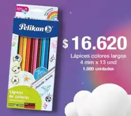 Jumbo Pelikan lápices colores largos oferta