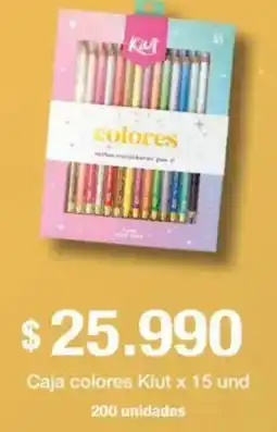 Jumbo Kiut caja colores oferta