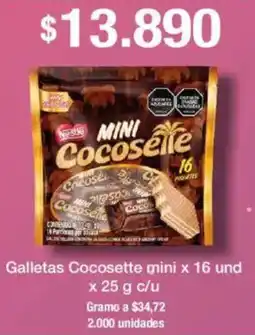 Jumbo Cocosette mini galletas oferta