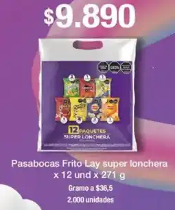 Jumbo Pasabocas Frito Lay super lonchera oferta