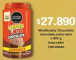 Jumbo Modificador chocolisto chocolate polvo tarro oferta