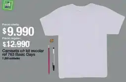 Jumbo Camiseta c/r kit escolar ref oferta