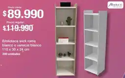 Jumbo Biblioteca wick roma blanco o venecia blanco oferta