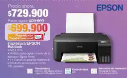 Jumbo Epson pagando con tarjeta cencosud impresora ecotank oferta