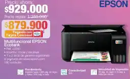 Jumbo Epson multifuncional ecotank oferta