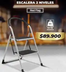 Tiendas D1 Red flag escalera 2 niveles oferta