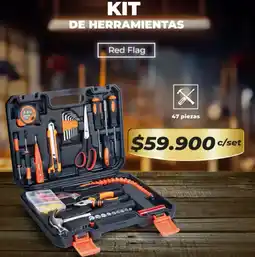 Tiendas D1 Red flag kit de herramientas oferta