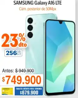 Alkosto Samsung galaxy A16 lte oferta